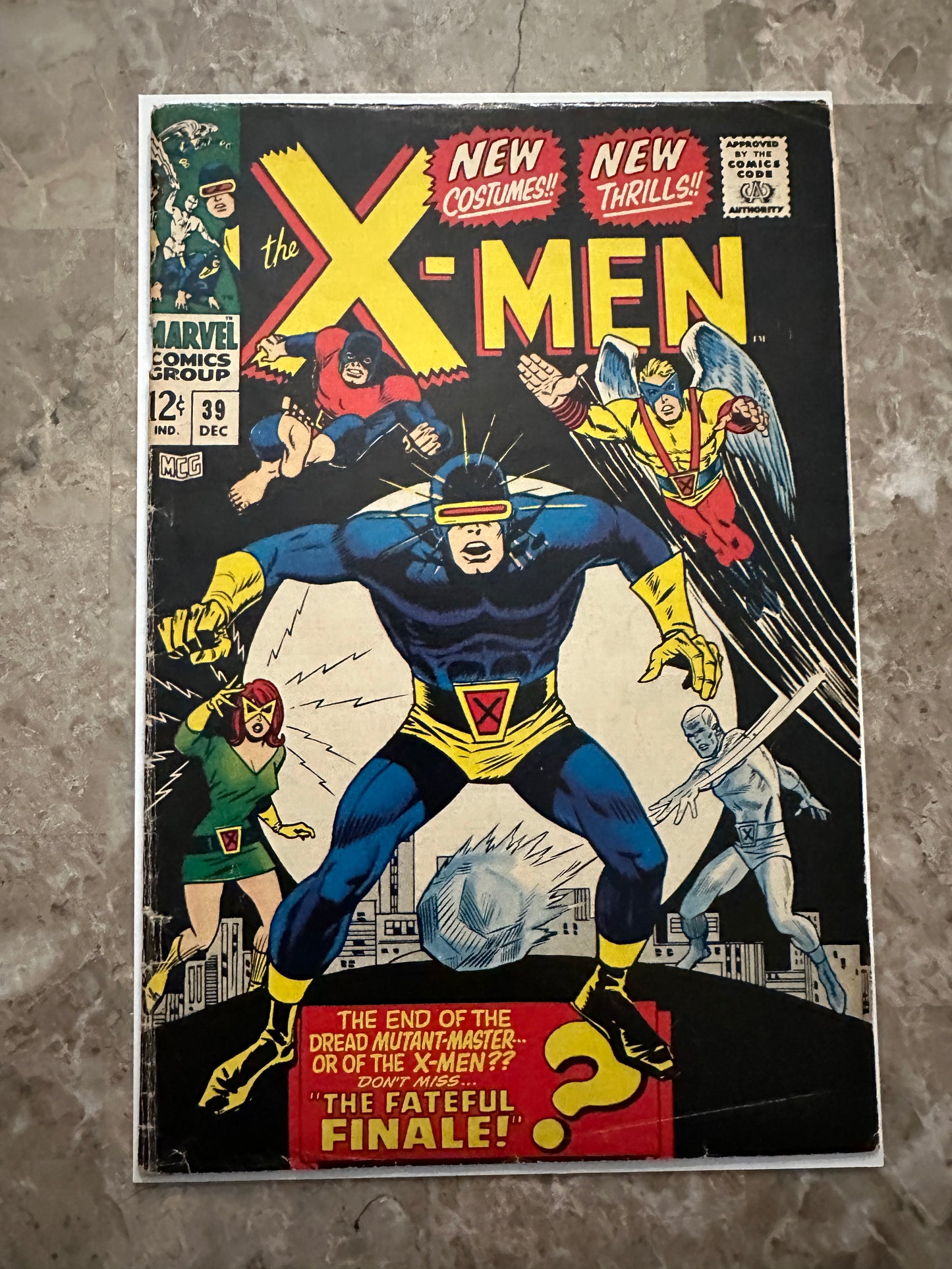 X-Men #39 VG- 3.5 Qualified (1967 Marvel)