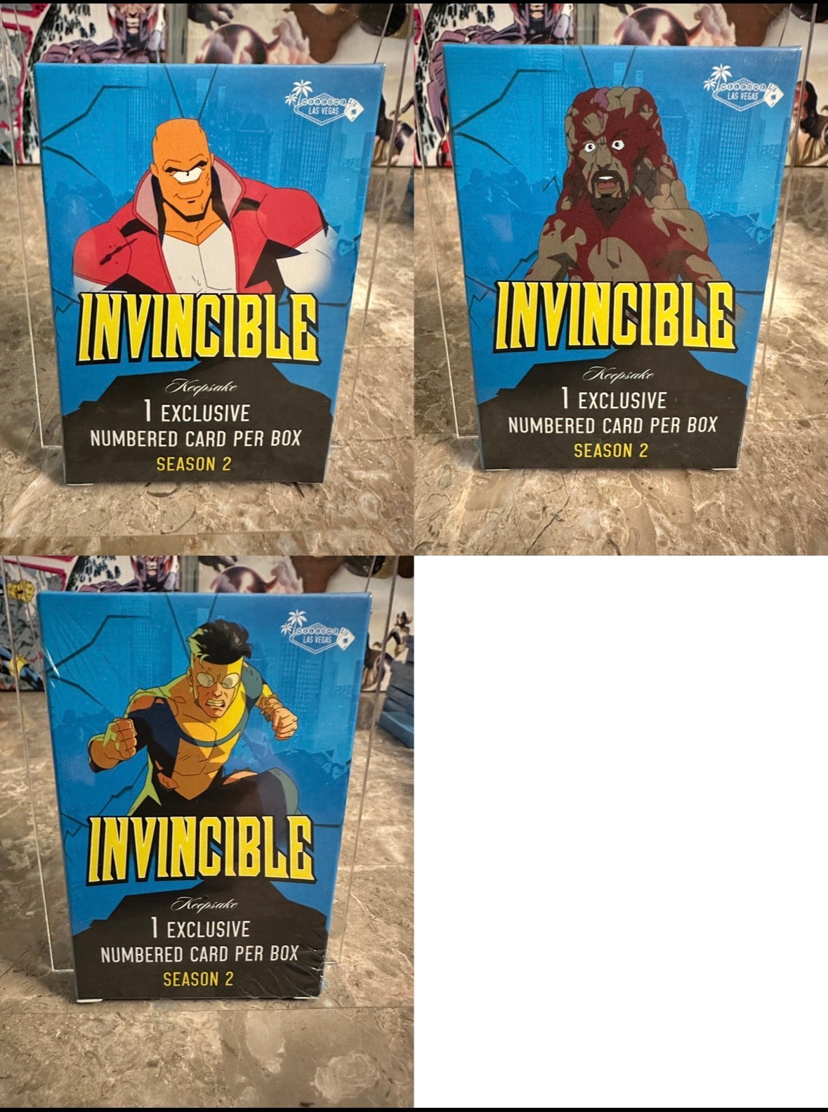 2026 Invincible S2 Daily Exclusive Mystery Box Vegas EXPO 3-Pack