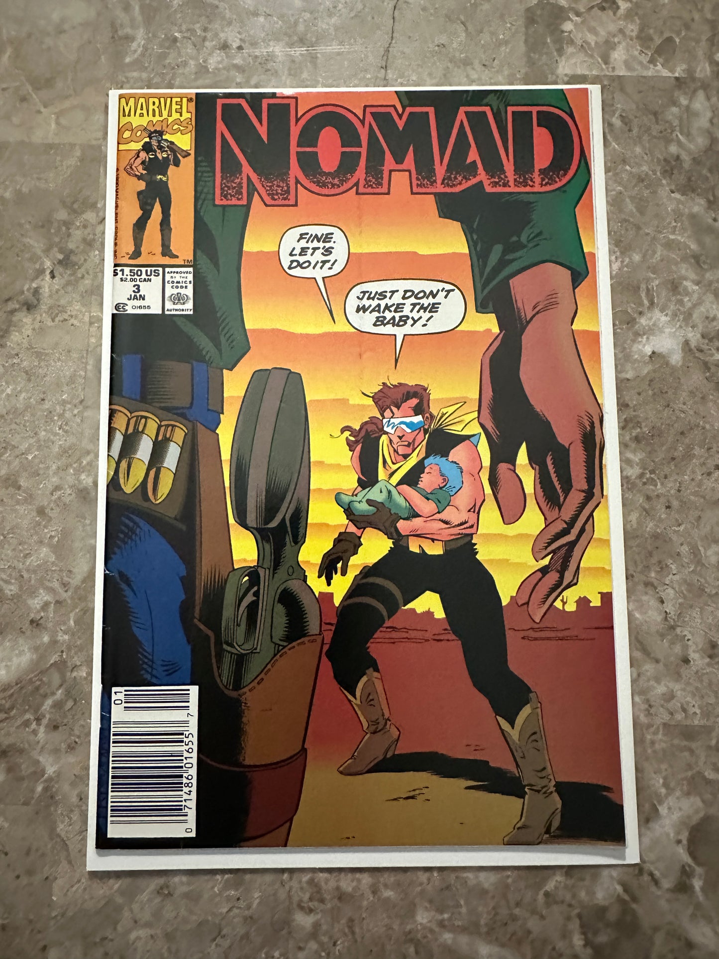 Nomad Limited Series #1-3 Newsstand Mid Grade (Marvel Comics 1990)