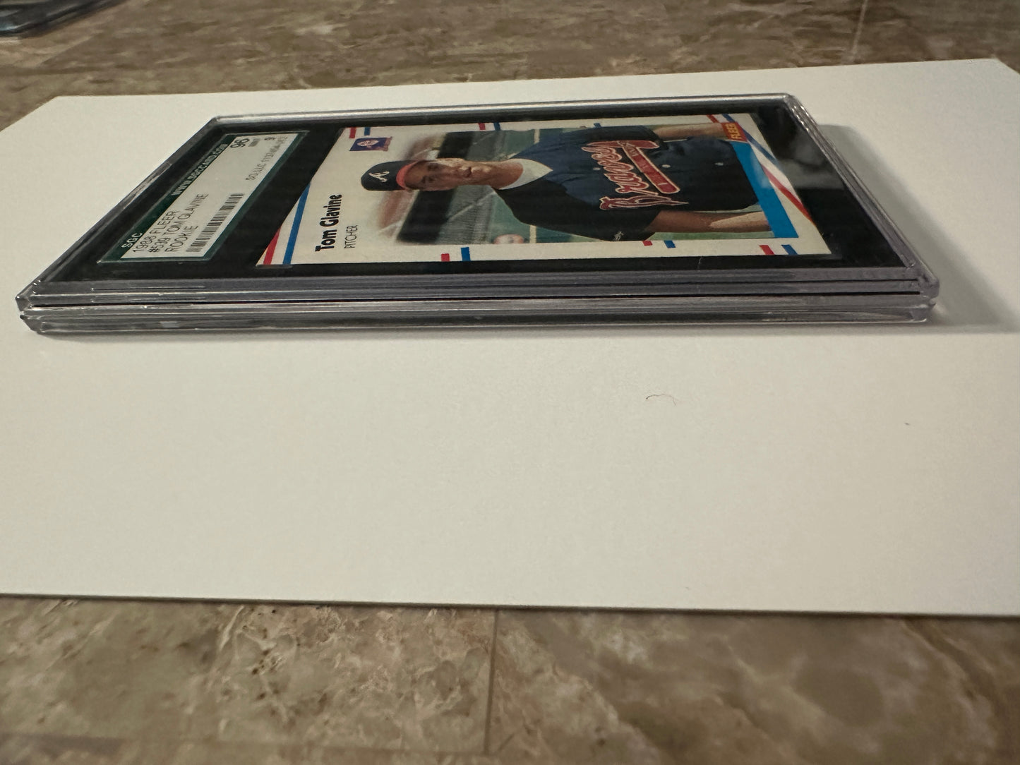 Tom Glavine #539 SGC/PSA Graded Mint 9 (1988 Fleer)