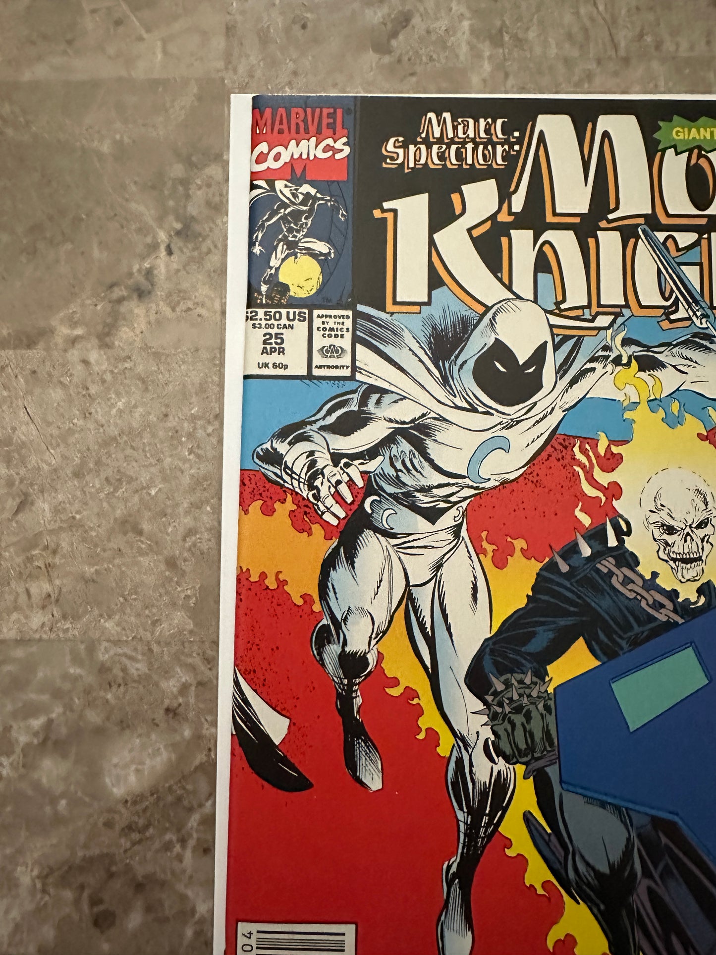 Marc Spector: Moon Knight #25 Newsstand VF/NM 9.0 (Marvel 1991) -Pressable 9.8?