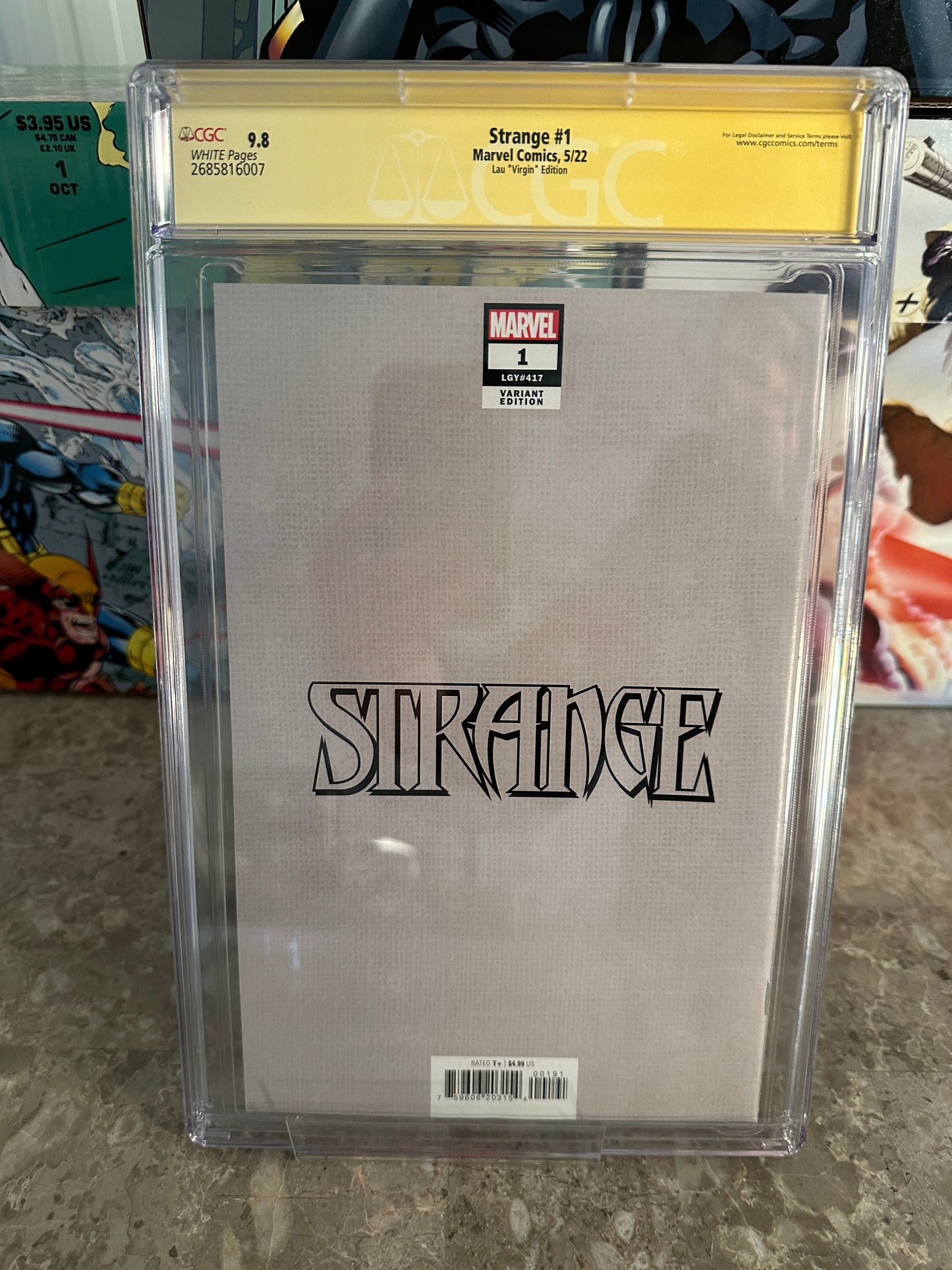 Strange #1 CGC 9.8 Lau Virgin Edition SS Gold Signature (2022 Marvel)