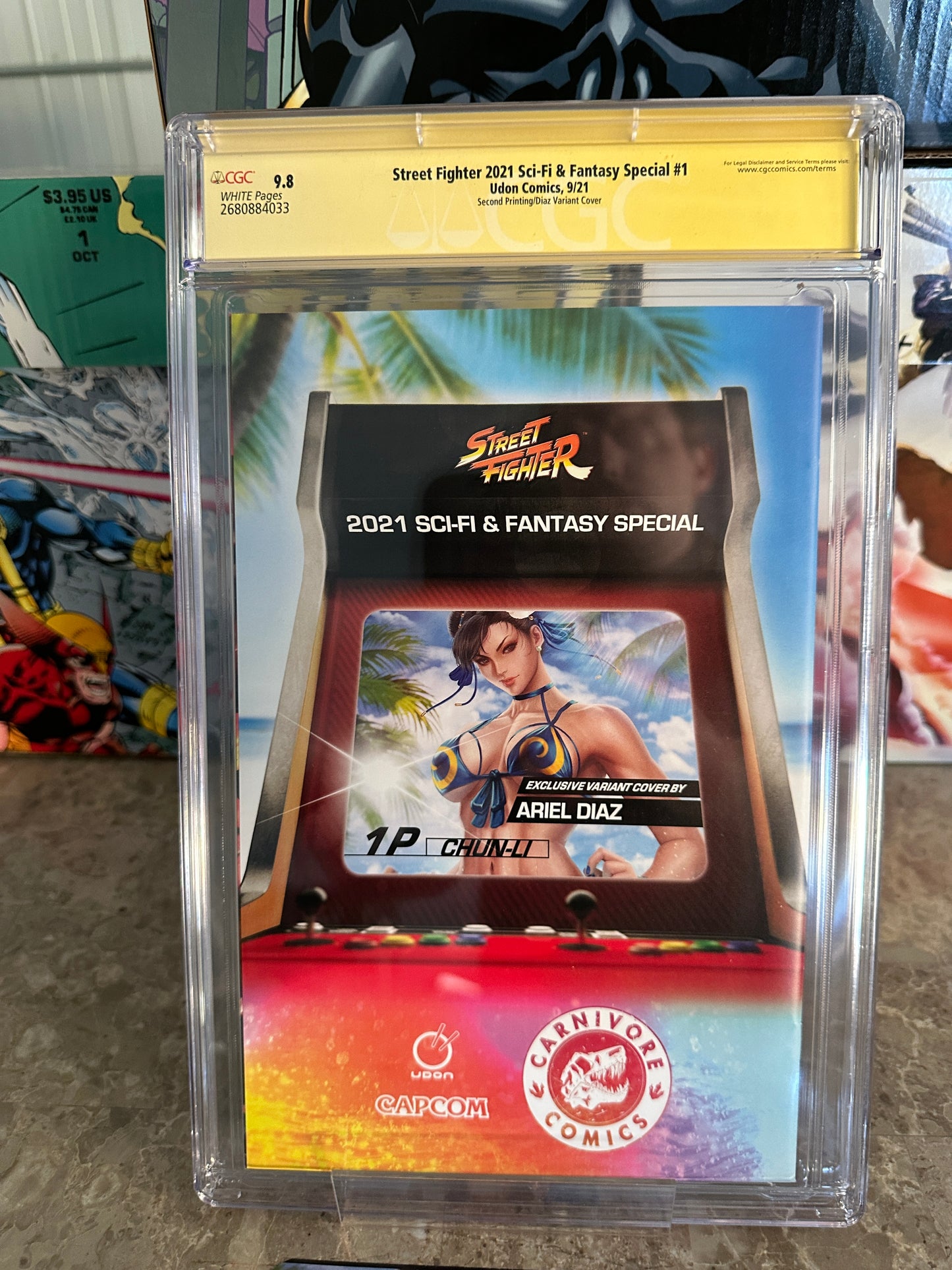 Street Fighter: 2021 Sci-Fi & Fantasy Special #1 CGC 9.8 SS Diaz Variant