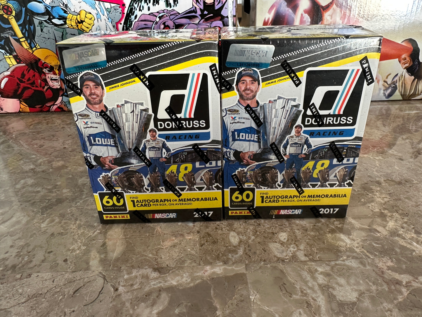 2017 Donruss Nacar Racing Blaster Box - Lot of 2 - 1 Auto or Relic Each