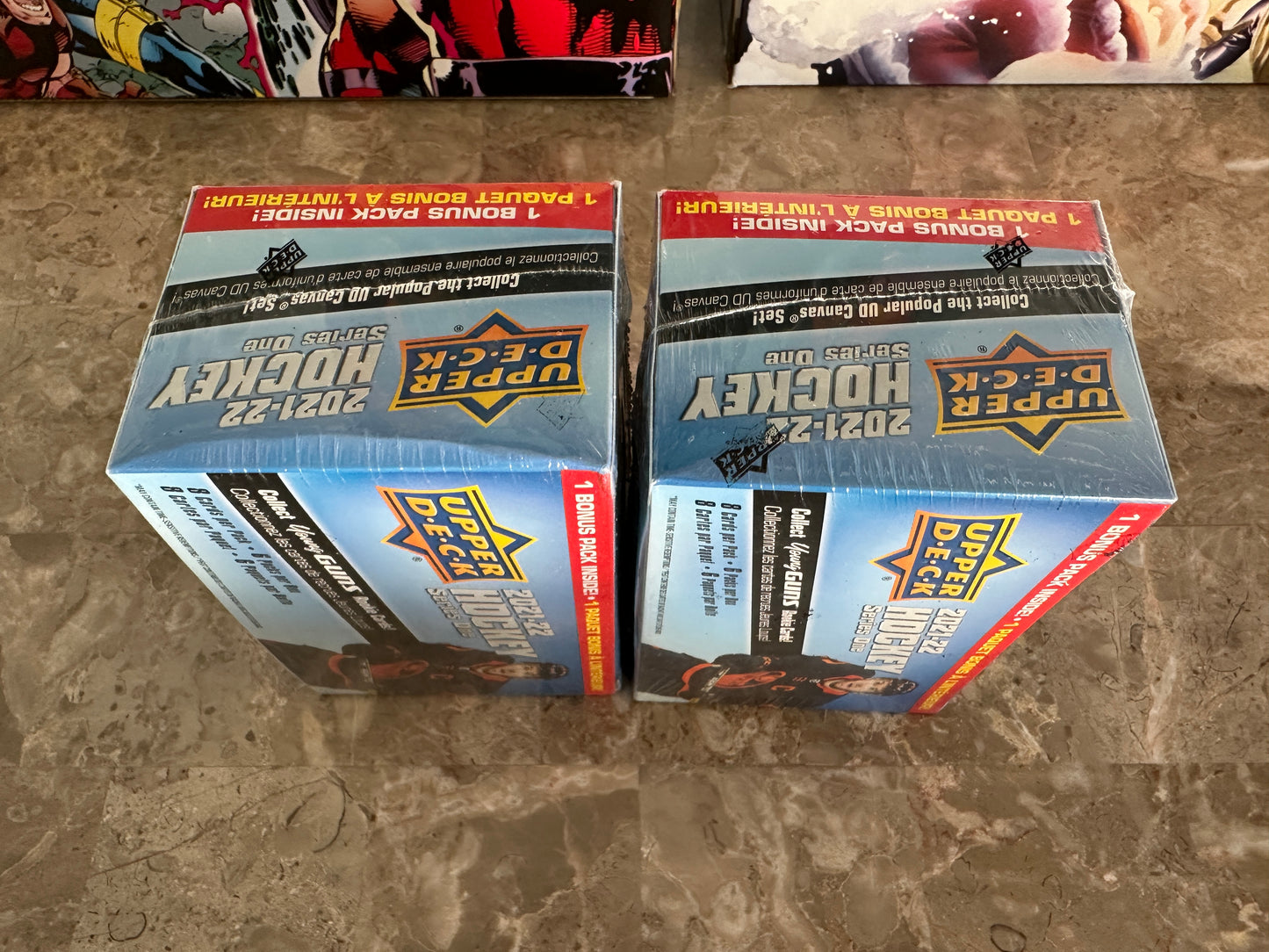 2021-2022 Upper Deck Hockey Blaster Box - Lot of 2