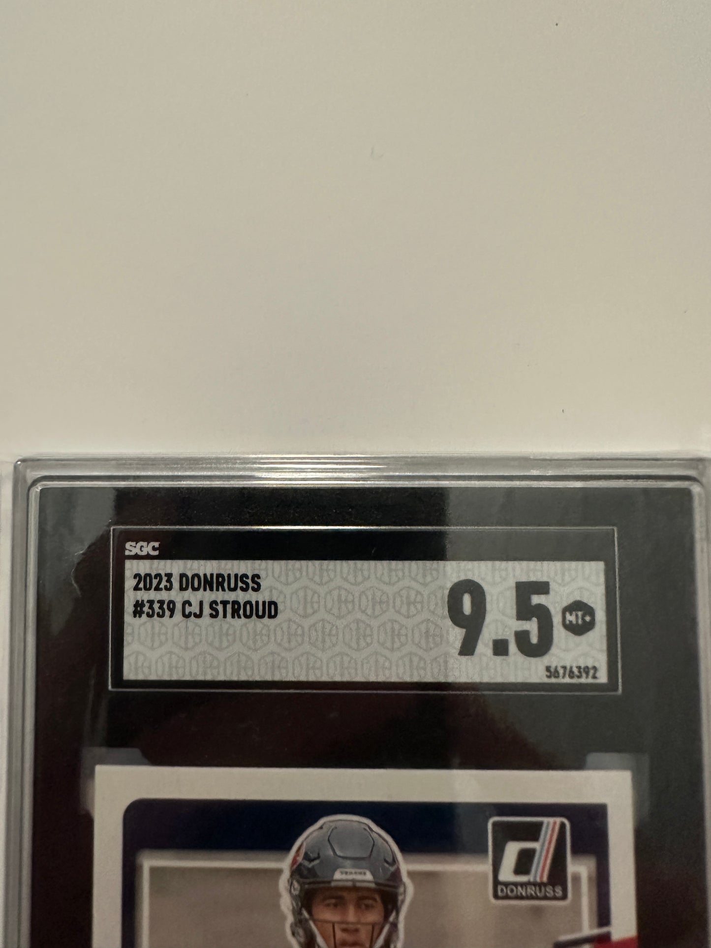 CJ Stroud #339 SGC/PSA Graded Mint+ 9.5 (2023 Donruss)