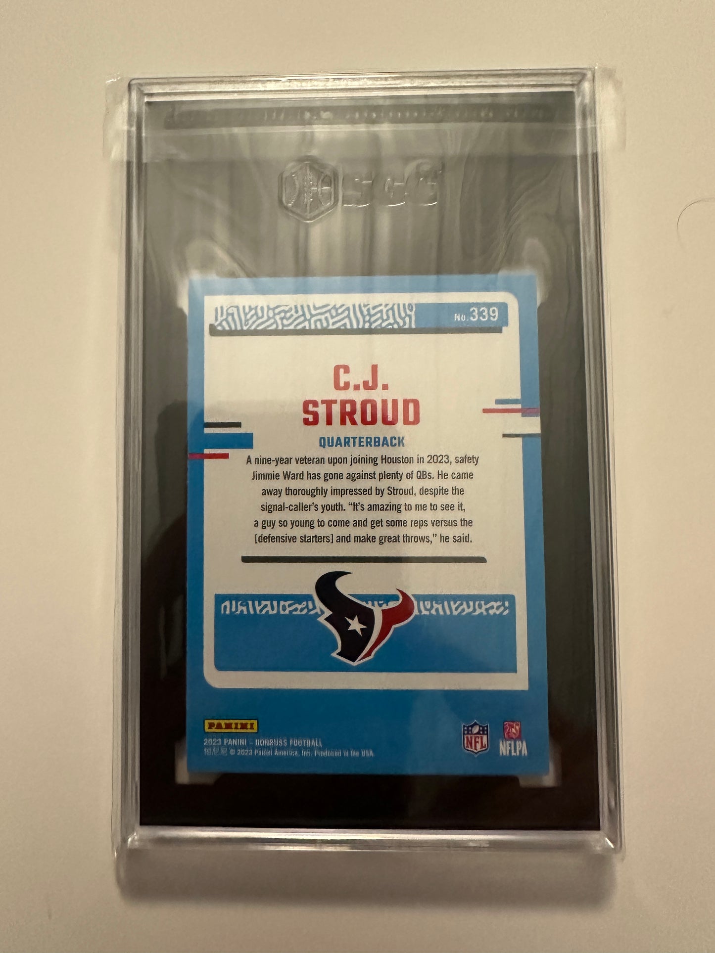CJ Stroud #339 SGC/PSA Graded Mint+ 9.5 (2023 Donruss)