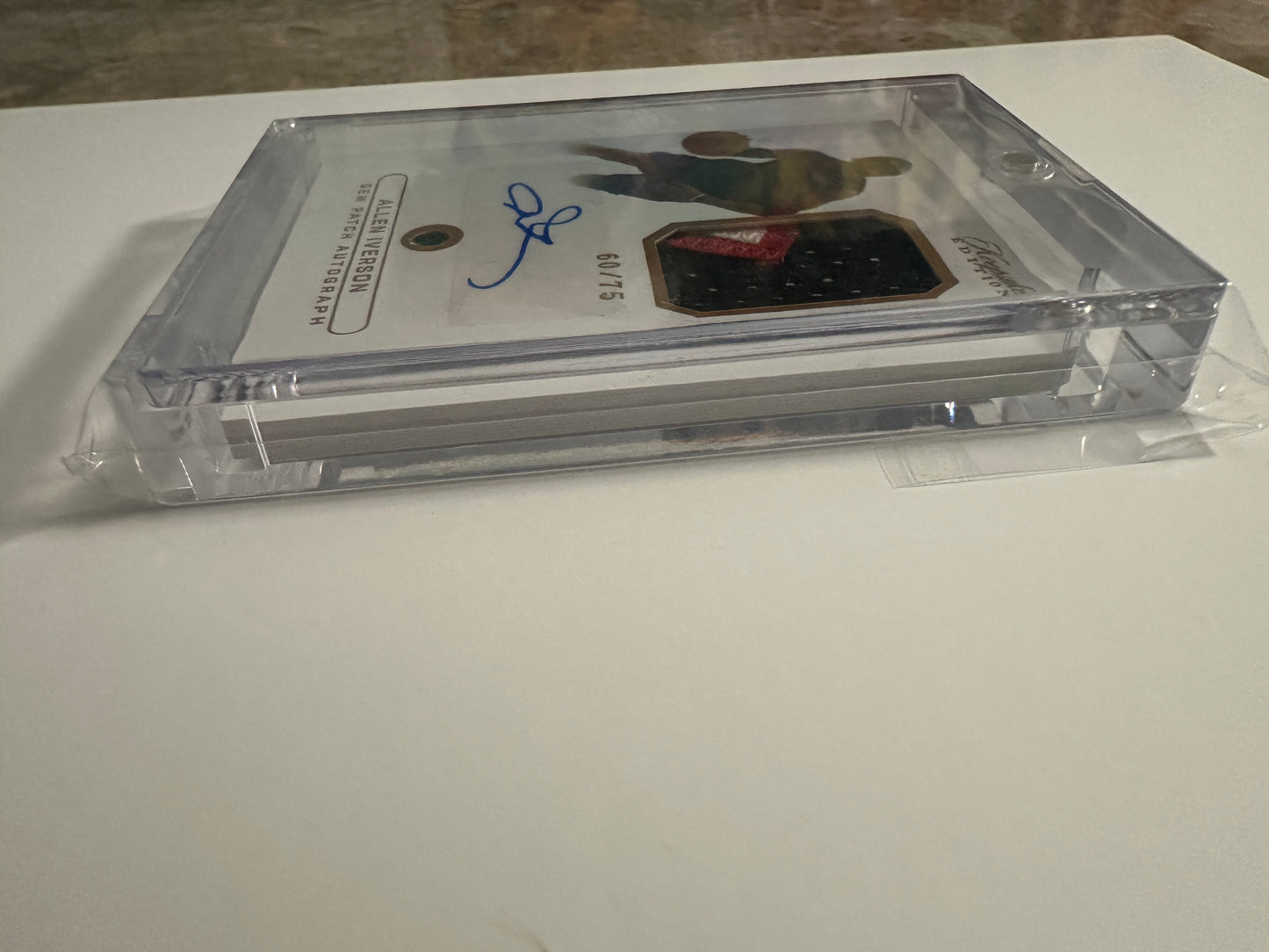 2024 Keepsake Edition ALLEN IVERSON Gem Jersey Patch Auto # /75