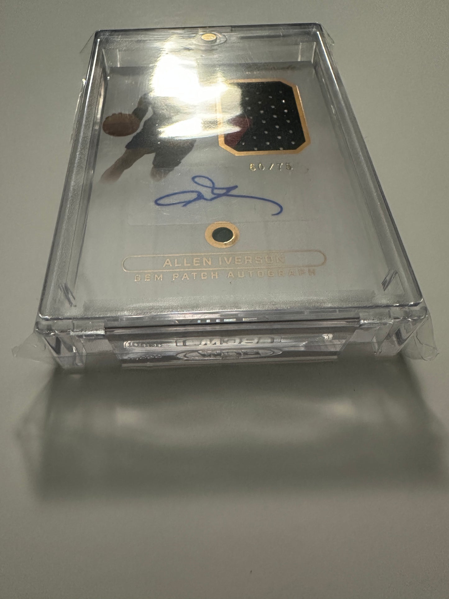 2024 Keepsake Edition ALLEN IVERSON Gem Jersey Patch Auto # /75