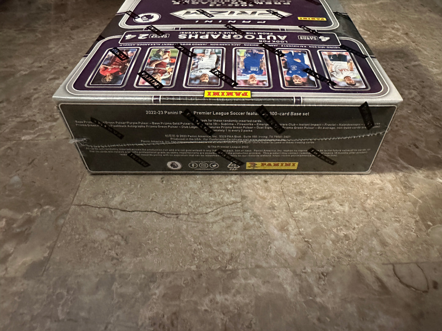2022-2023 Panini Prizm Premier League Soccer Retail Box (24 Packs) - Sealed