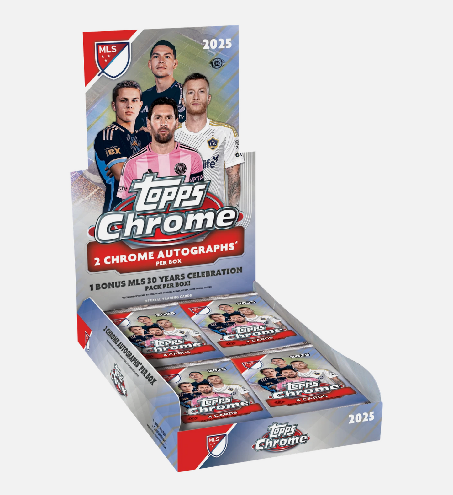2025 Topps Chrome MLS Hobby Box - In Hand, Sealed