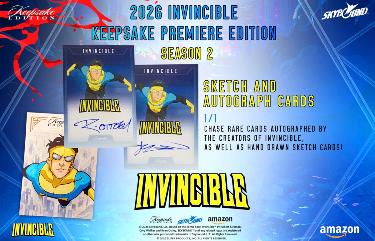 2026 Invincible Season 2 Keepsake Premiere Hobby 10-Box Case