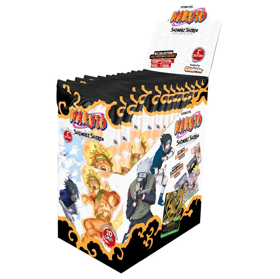 Naruto Mythos TCG: Set 2 1E Shinobi Shiren Sealed Booster Display Box (24 Packs)