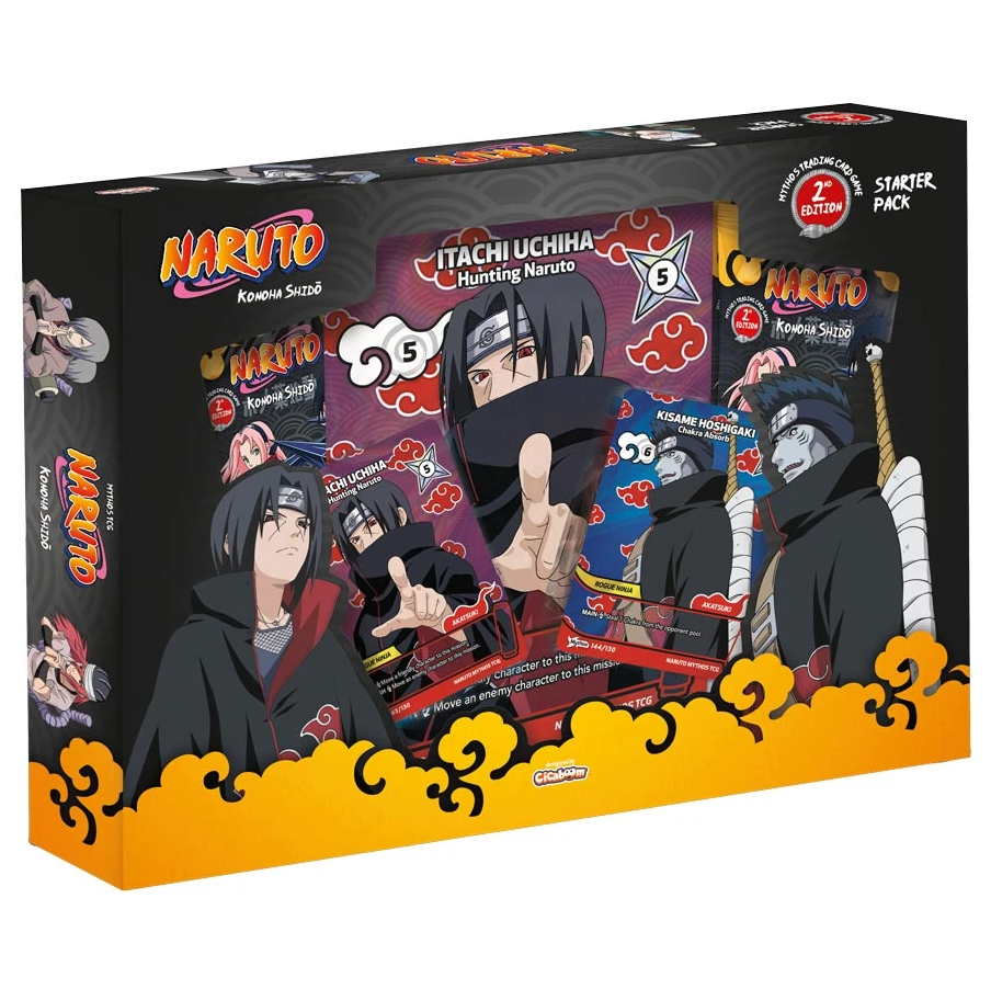Naruto Mythos TCG: Set 1 Konoha Shid 2nd Edition – Itachi Starter Pack