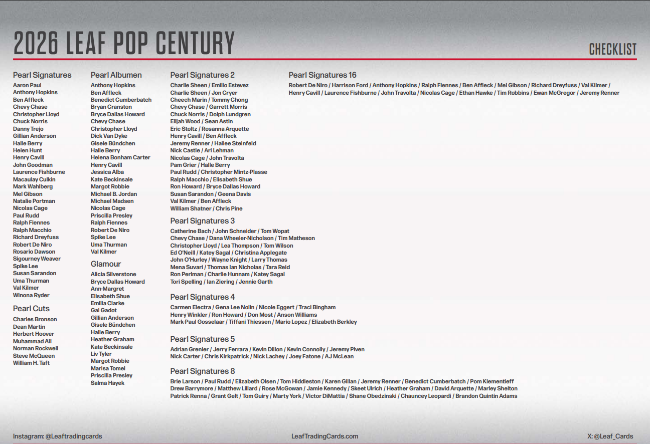 Leaf Pop Century Hobby 10-Box Case (2026)