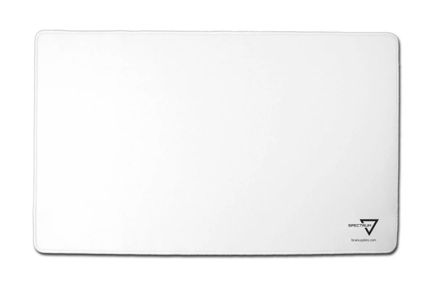 BCW Playmat with Stitched Edging - White
