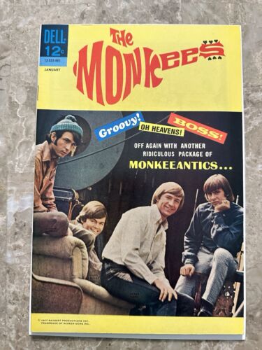 The Monkees #8 VF+ 8.5-9.0 (Dell Comics 1967) - Gorgeous Copy
