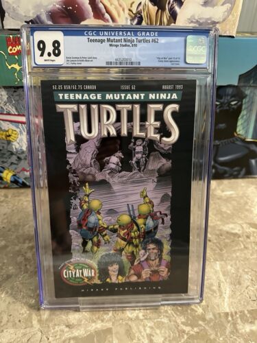 Teenage Mutant Ninja Turtles #62 CGC 9.8 WP (1993 Mirage)