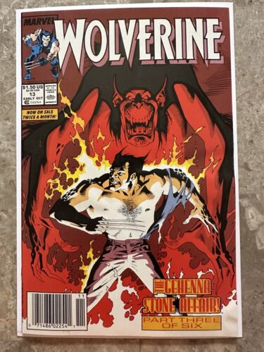 Wolverine #13 Newsstand (Marvel Comics 1989)