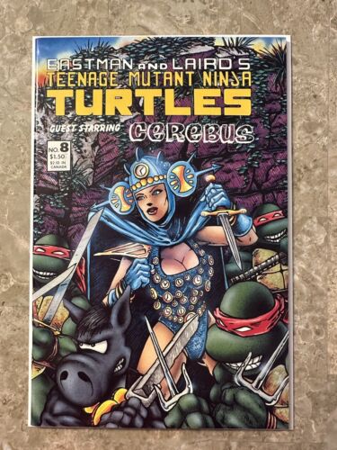 Teenage Mutant Ninja Turtles #8 (1986 Mirage Studios) - NM-