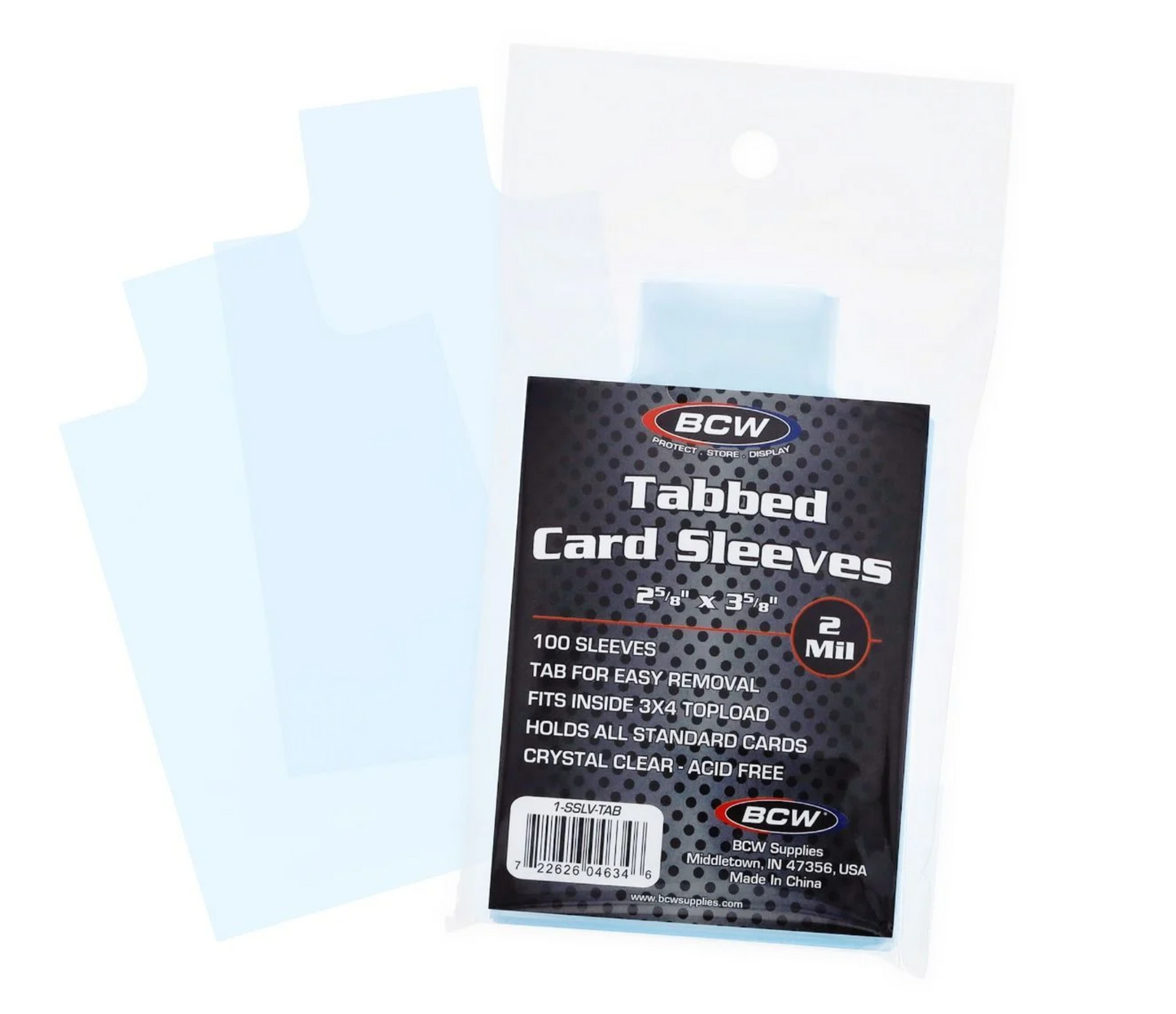 BCW Standard Card Sleeves - Tab