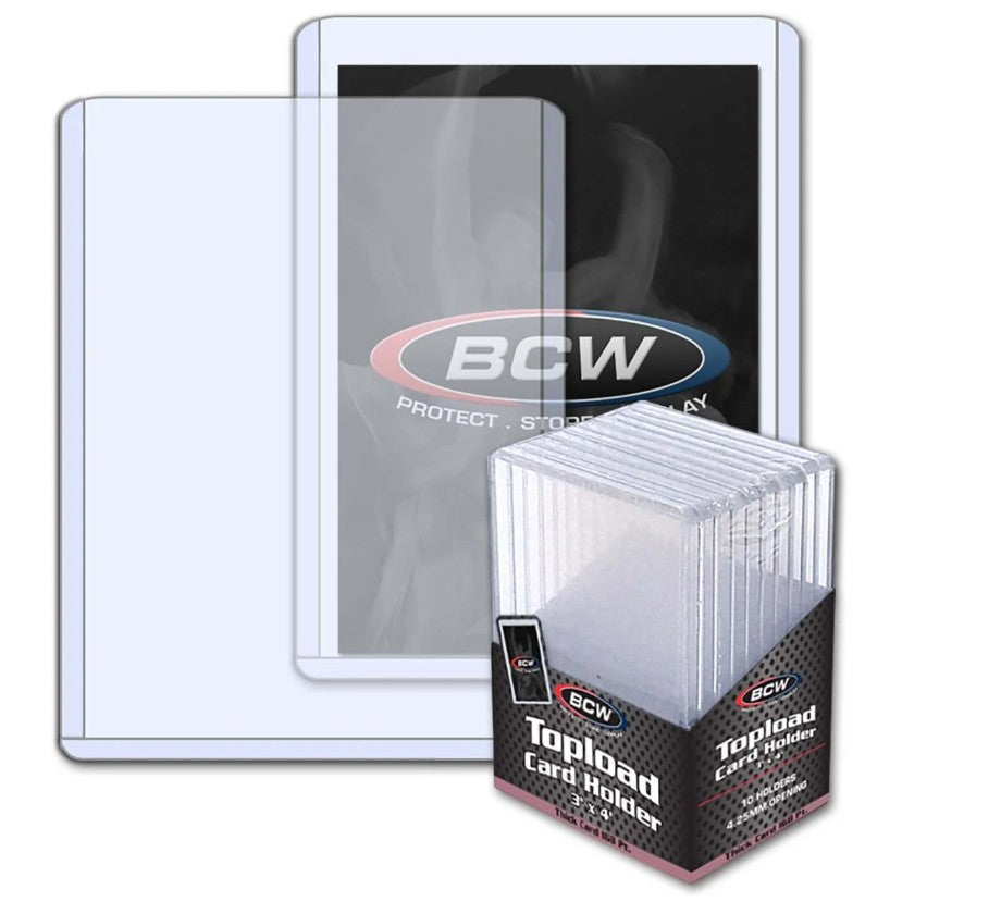 BCW 168 Pt. Toploader (10 Pack)