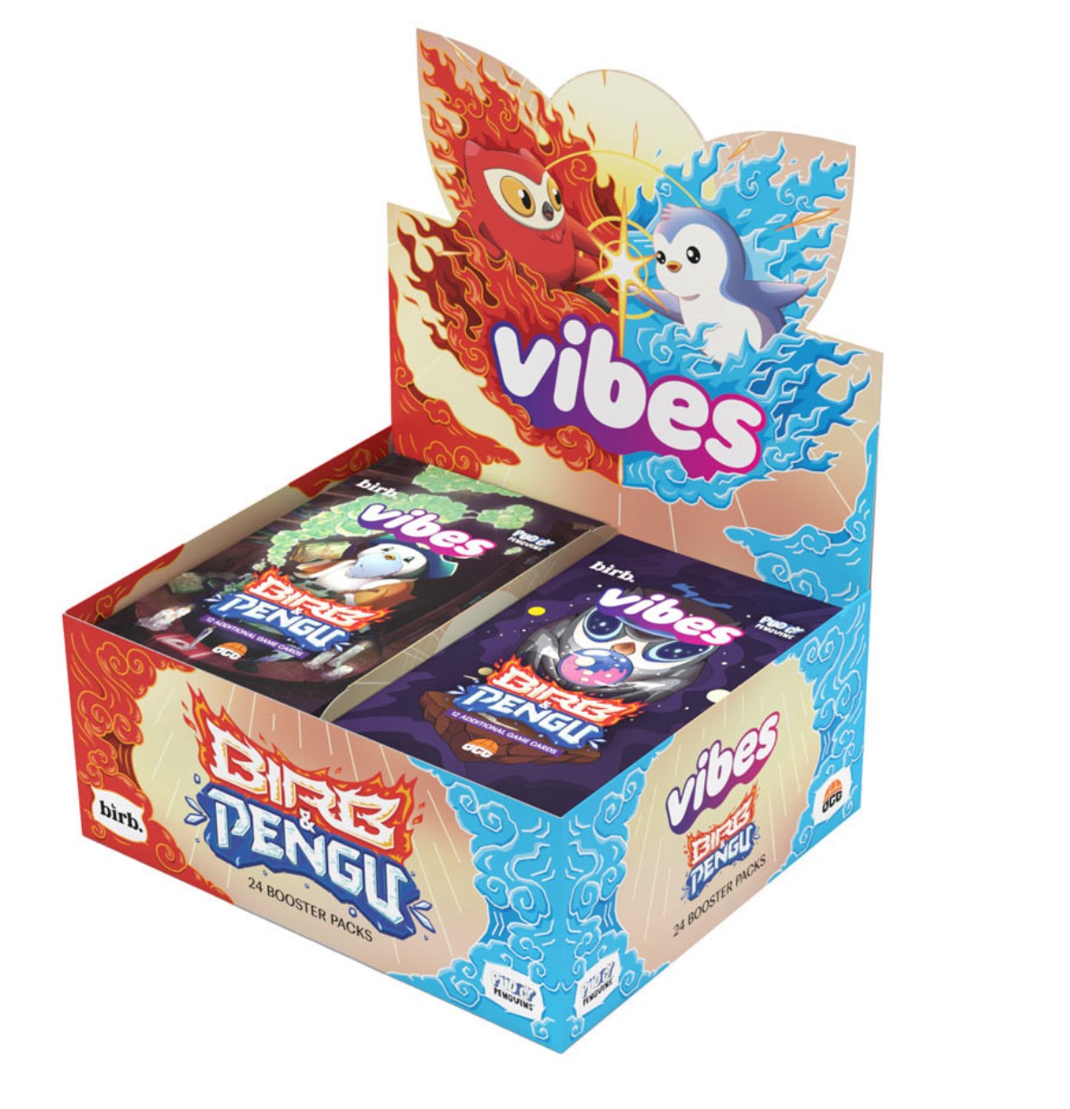 🐧 Birb & Pengu: Vibes – 1st Edition Booster Display Box