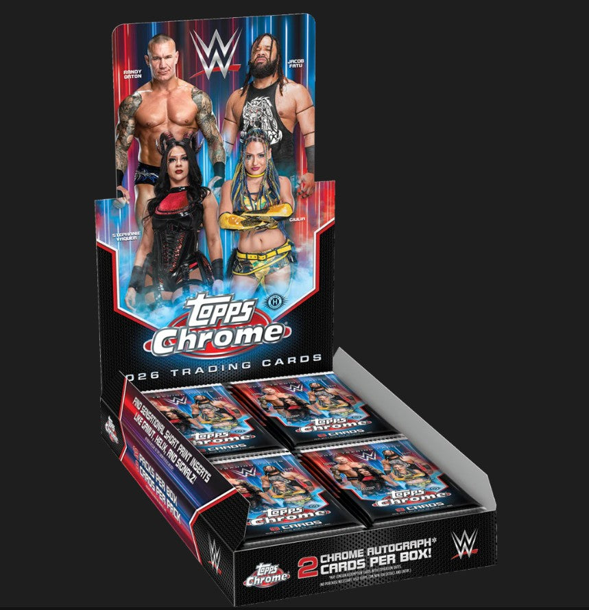 2026 Topps Chrome WWE Hobby Box (4/10/2026)