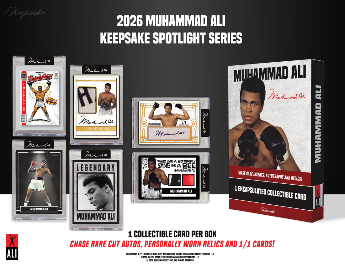 2026 Keepsake Muhammad Ali Spotlight Series Release Date, Checklist & Product Breakdown