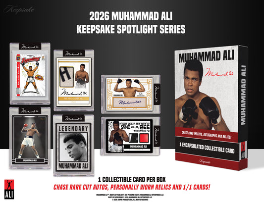 2026 Keepsake Muhammad Ali Spotlight Series Release Date, Checklist & Product Breakdown