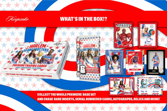 2026 Harlem Globetrotters 100th Anniversary Keepsake Premiere Breakers Box Release Date, Checklist & Product Breakdown