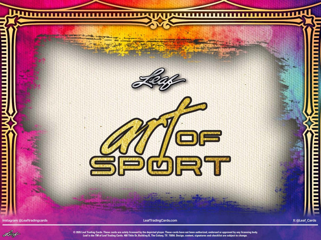 2026 Leaf Art of Sport Checklist & Product Breakdown