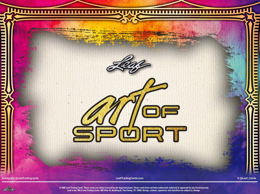 2026 Leaf Art of Sport Checklist & Product Breakdown