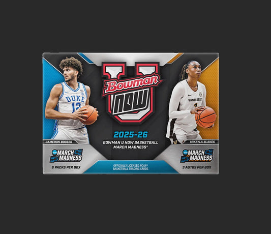 2025-26 Bowman U Now March Madness Basketball Checklist & Product Breakdown