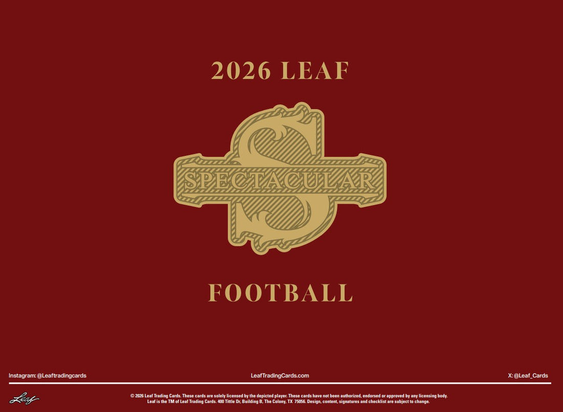 2026 Leaf Spectacular Football Checklist & Product Breakdown