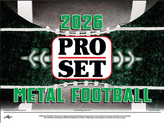 2026 Leaf Pro Set Metal Football Release Date, Checklist & Product Breakdown