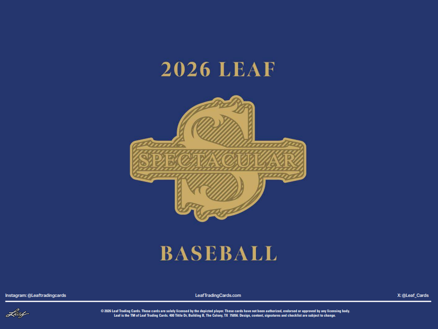 2026 Leaf Spectacular Baseball Release Date, Checklist & Product Breakdown