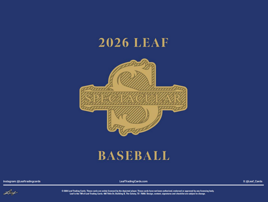 2026 Leaf Spectacular Baseball Release Date, Checklist & Product Breakdown