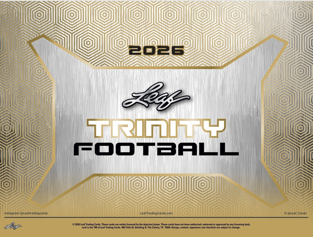 2026 Leaf Trinity Football Release Date, Checklist & Product Breakdown