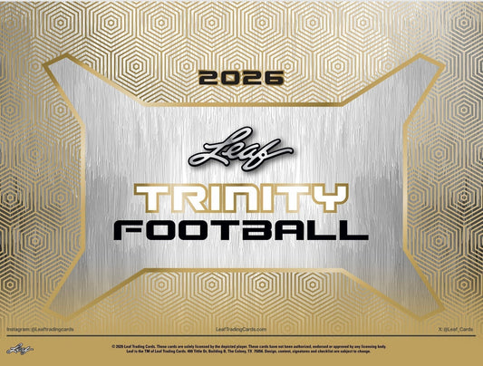 2026 Leaf Trinity Football Release Date, Checklist & Product Breakdown