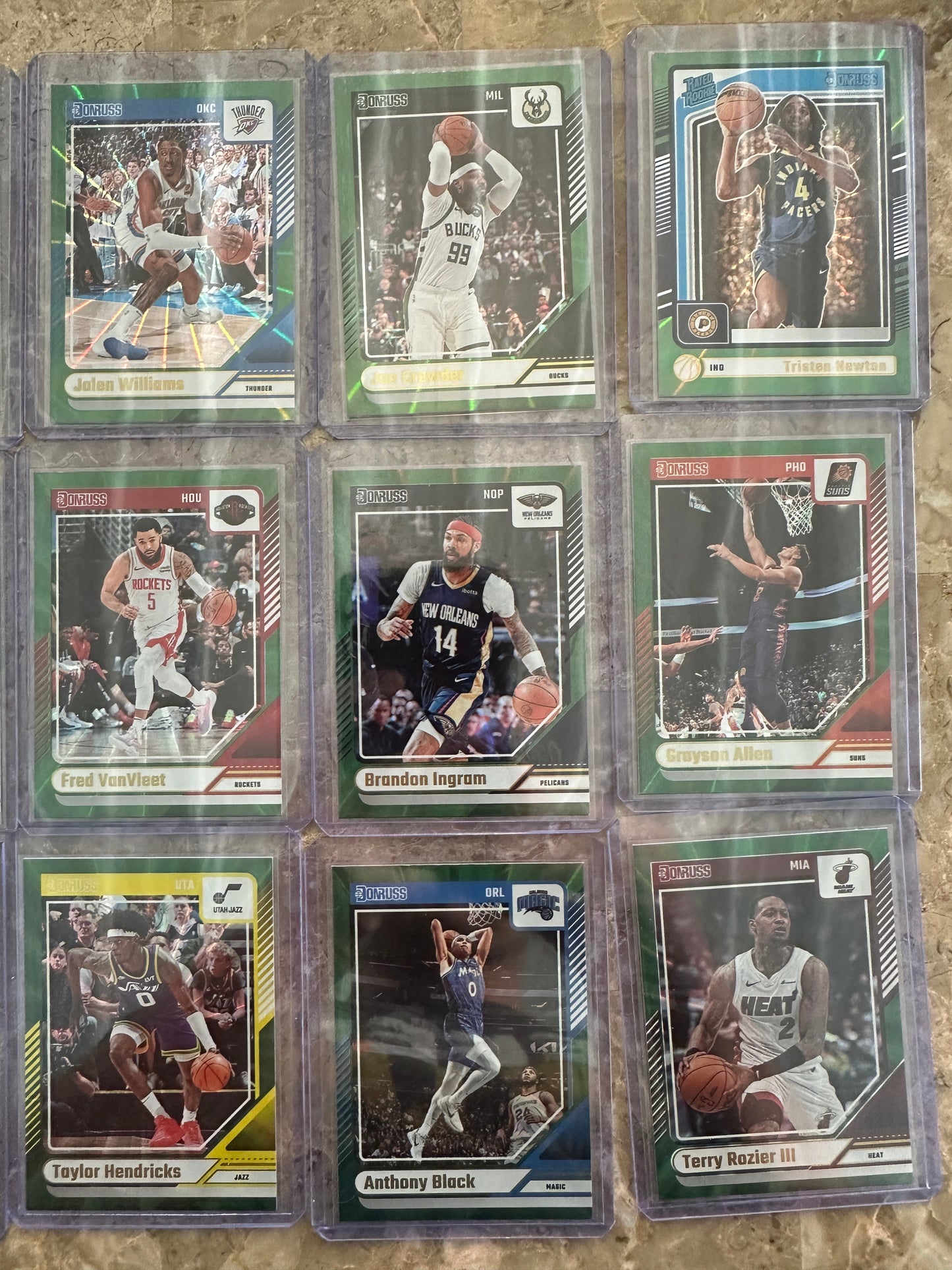 2024 Panini Donruss Basketball Full Set #1-200 + Extras - Holos, Rated Rookies