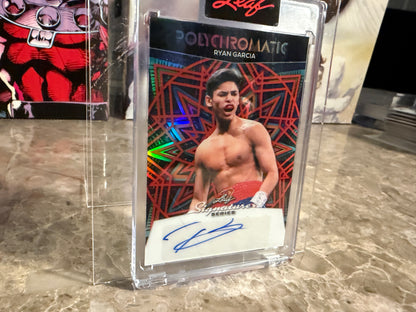 Ryan Garcia 2026 Leaf Signature Series Polychromatic Auto Red 1/1