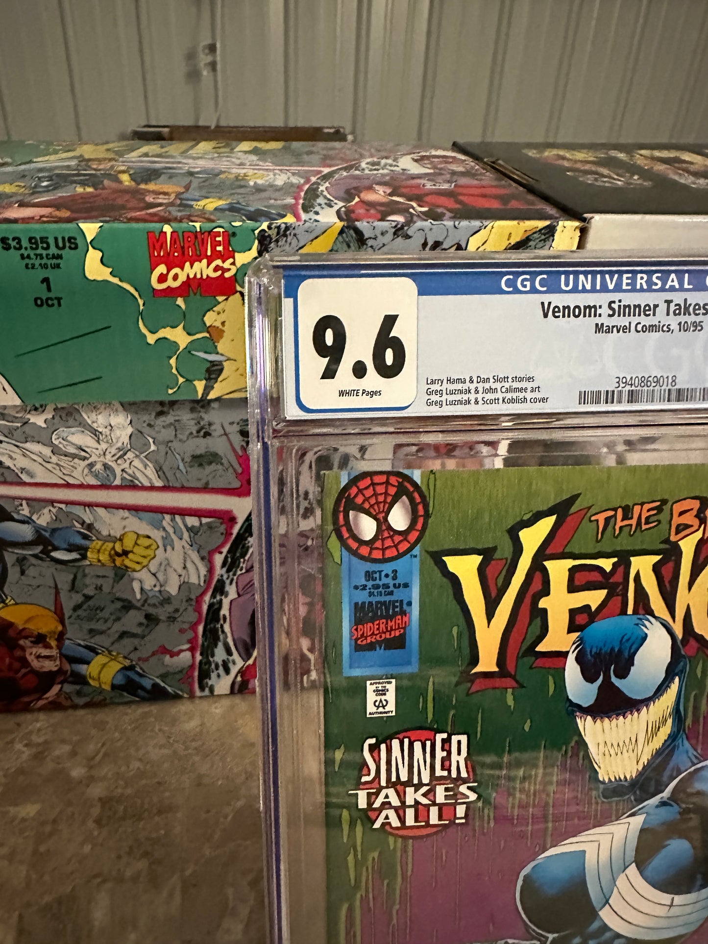 Venom: Sinner Takes All #3 CGC 9.6 WP (1995 Marvel) - 1st She-Venom