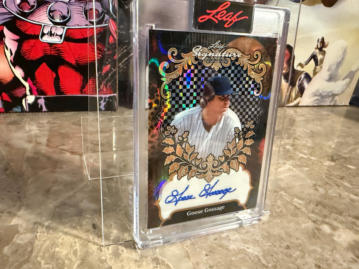 Goose Gossage 2026 Leaf Signature Series Base Auto Gold "Golden Goose" 1/1