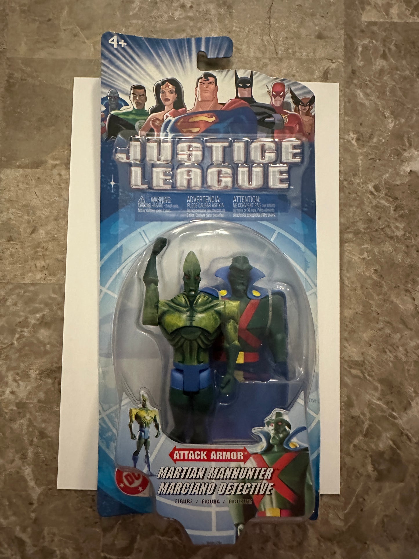 Justice League Animated Martian Manhunter Attack Armor (Kenner) - New Sealed