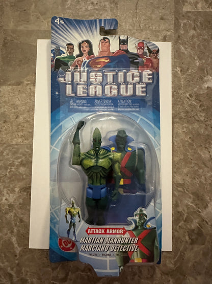 Justice League Animated Martian Manhunter Attack Armor (Kenner) - New Sealed