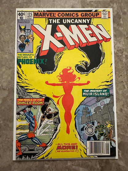 X-Men #125 Newsstand VF- 7.5 (Marvel Comics 1979) - Glossy copy