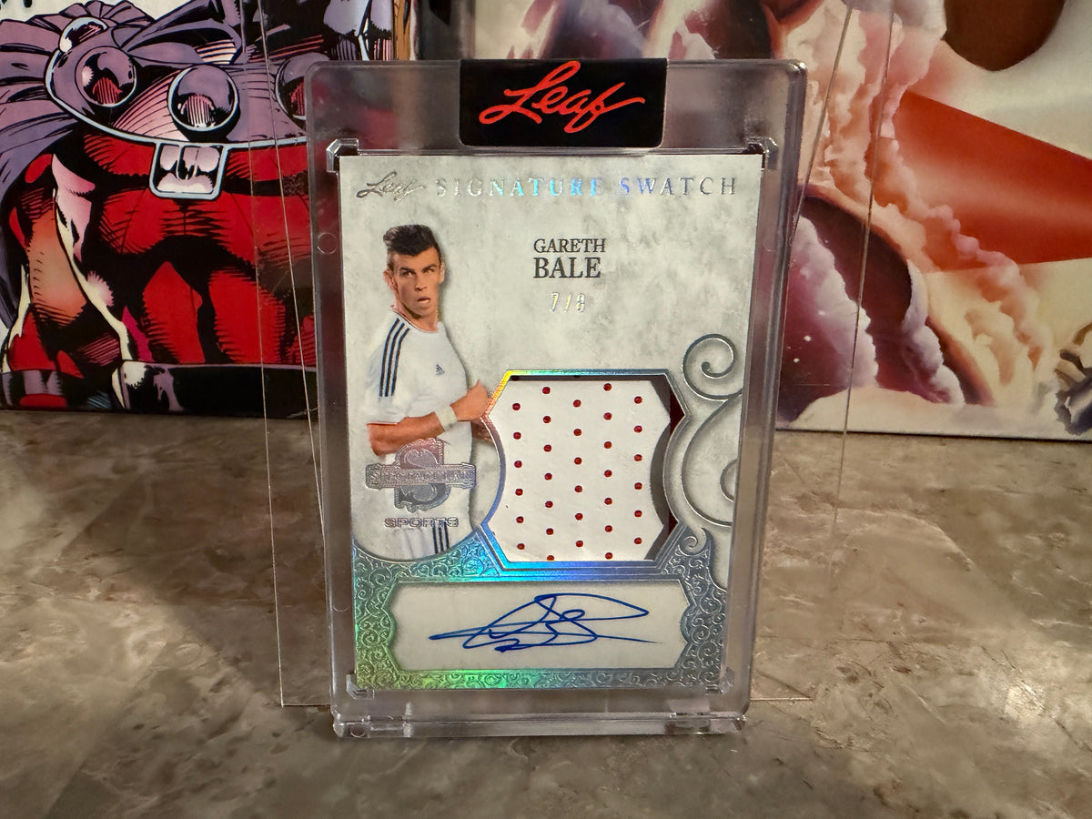 Gareth Bale 2026 Leaf Spectacular Football Signature Swatch /8
