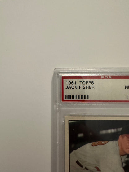 Jack Fisher #463 PSA Graded NM-MT 8 (1961 Topps)