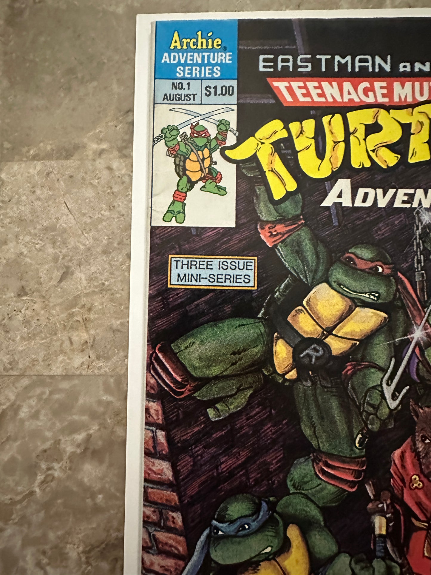 Teenage Mutant Ninja Turtles Adventures #1 Newsstand FN/VF 7.0 (1988 Mirage) - Gorgeous Copy for grade